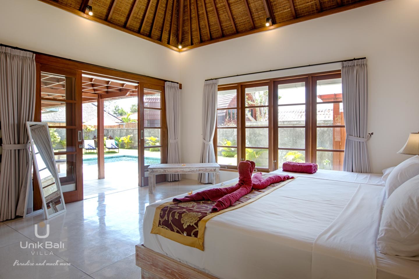 Unik Bali Villa Marsun Bedroom 01 Double Bingin Beach Uluwatu (4)