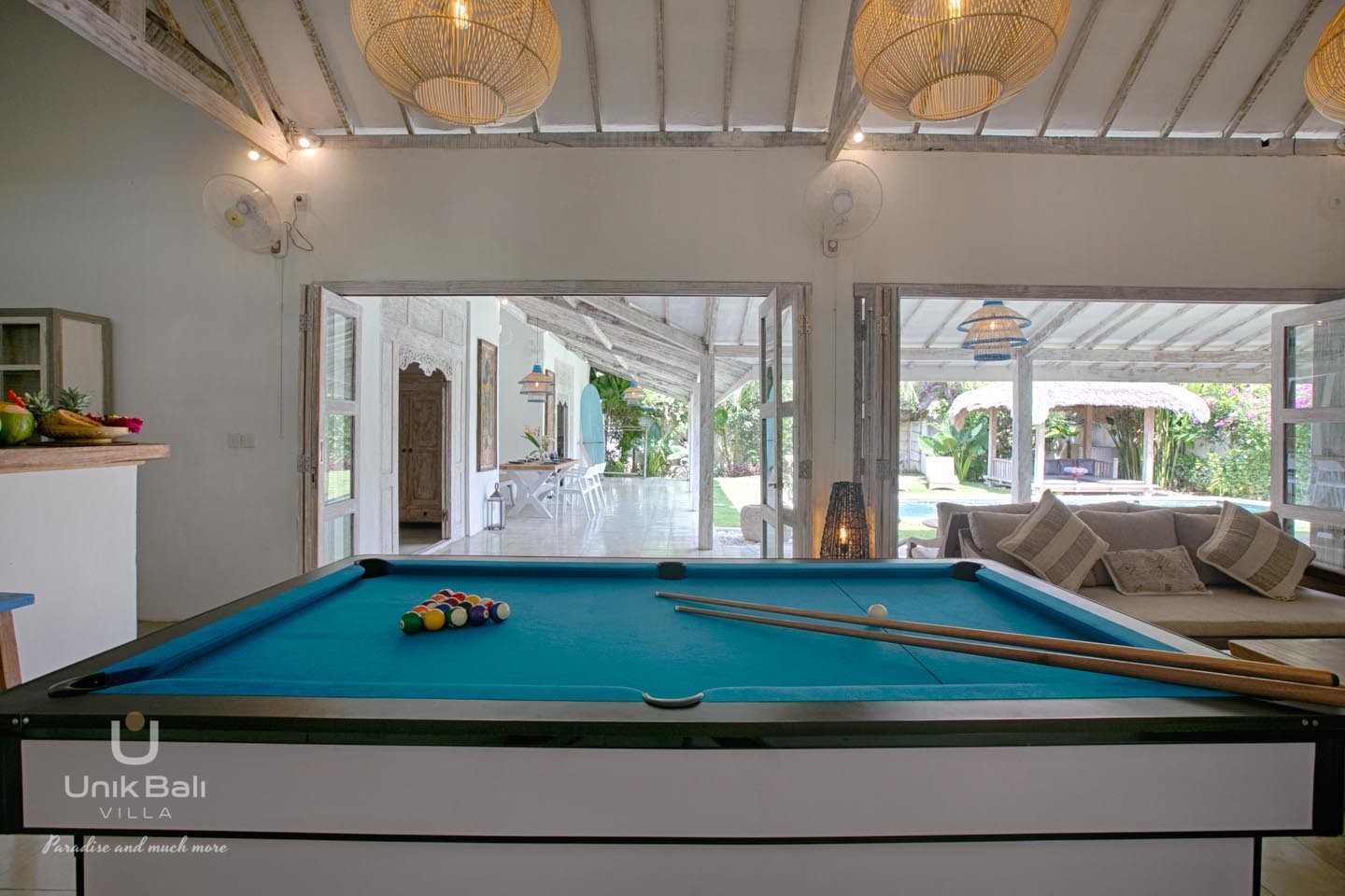 Villa Cahaya Living Area Pool Table 06
